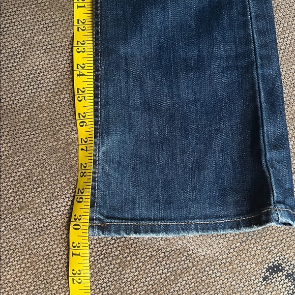 Hot Pepper Korean designer Women's Straight Leg Jeans in Dark Blue - Picture 12 of 14